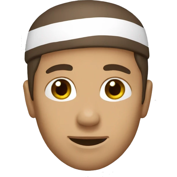 Brown and white Breton emoji