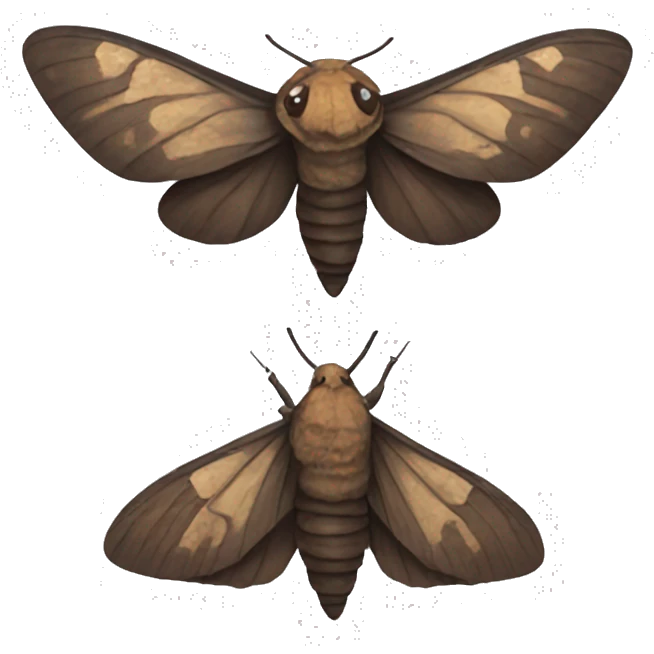 Death moth emoji