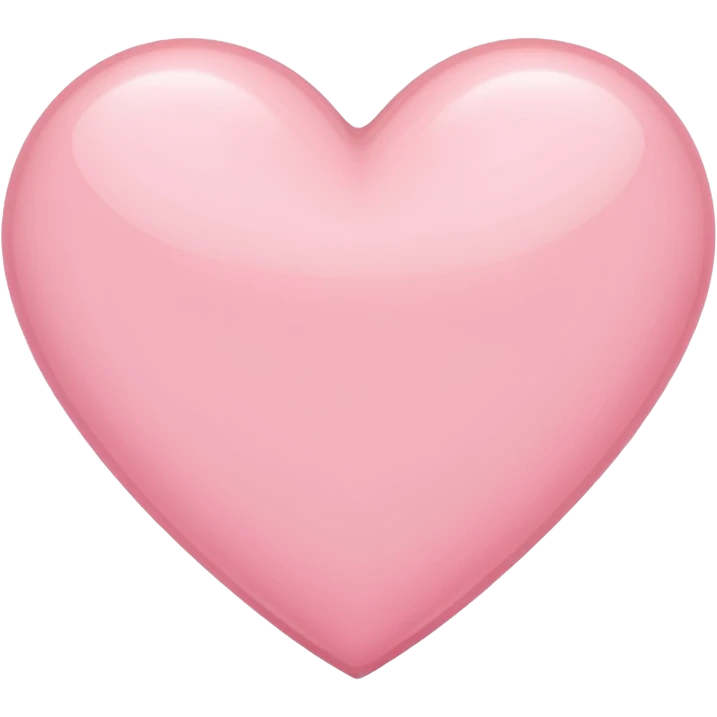 light pink heart emoji