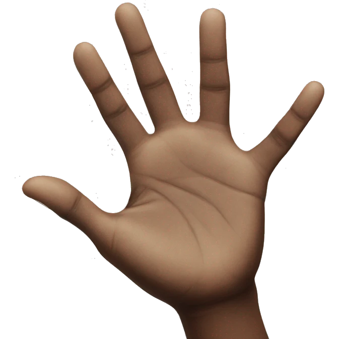Hands up  emoji