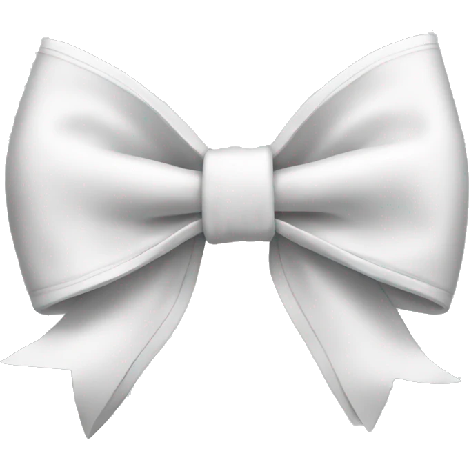 White Bow emoji