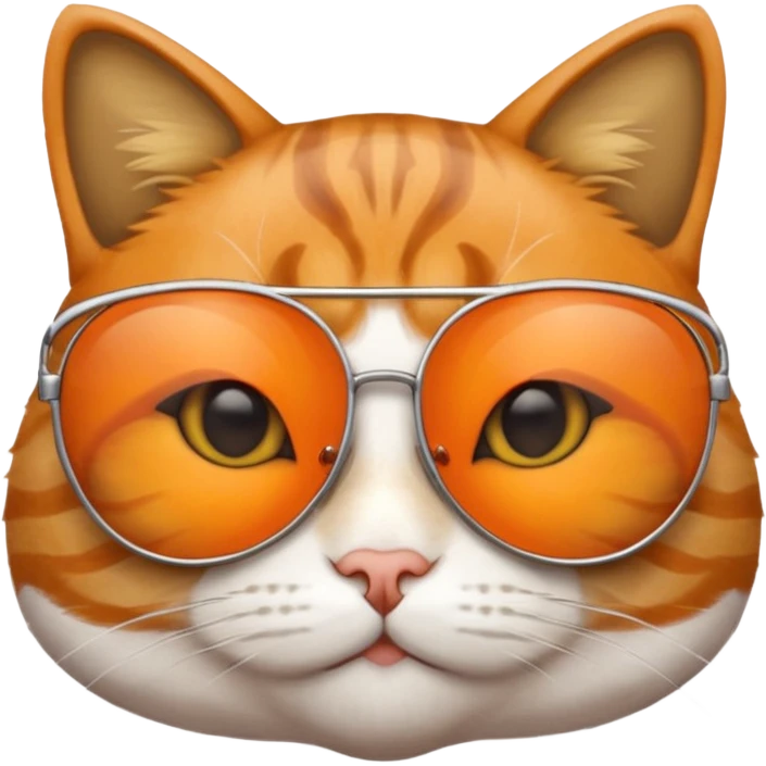 Cat wearing sunglasses emoji