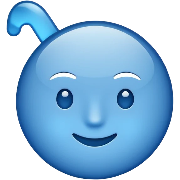 blue verification tick, TikTok style, simple, bold, recognizable, emoji icon emoji