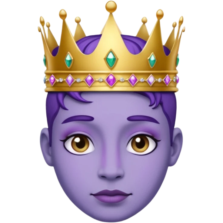 Purple royalty emoji