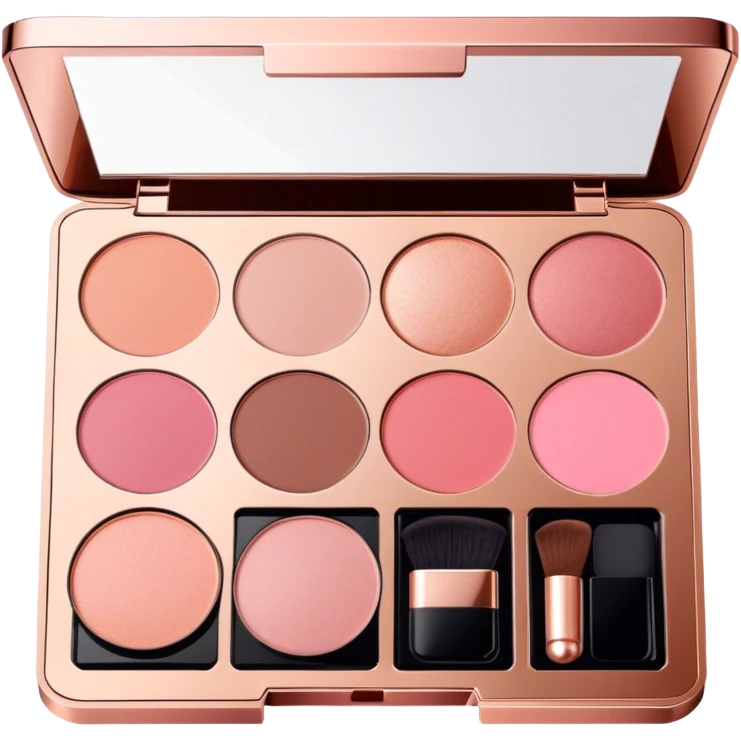 Rose gold makeup palette emoji