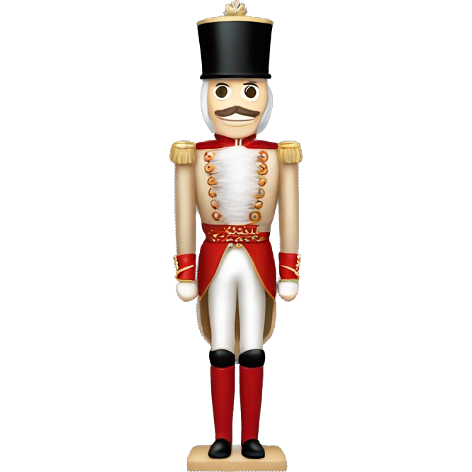 Beige nutcracker full body emoji