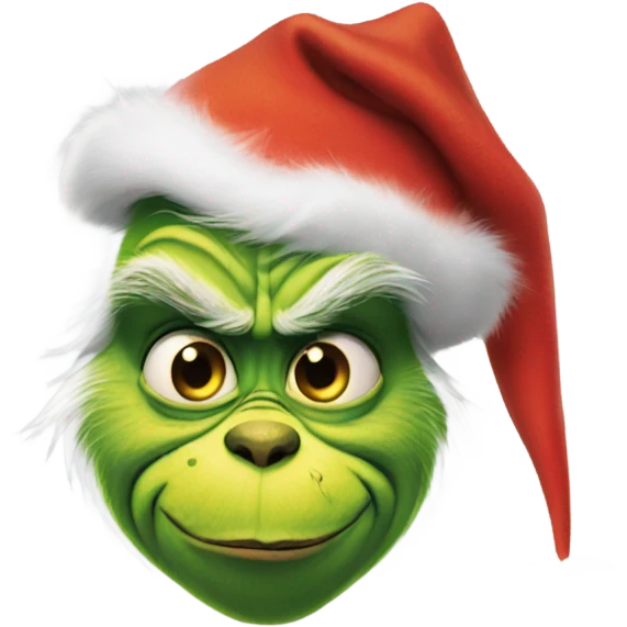 The grinch  emoji