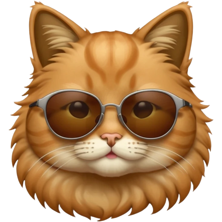Cat wearing sunglasses emoji