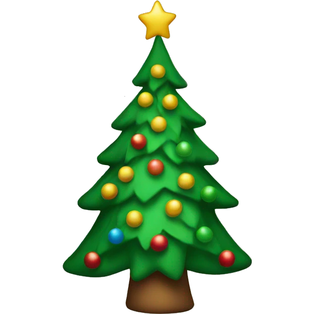 Christmas tree emoji