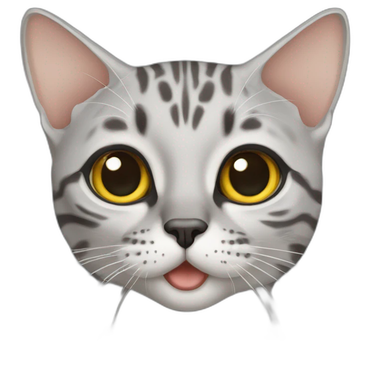 Egyptian Mau cat emoji
