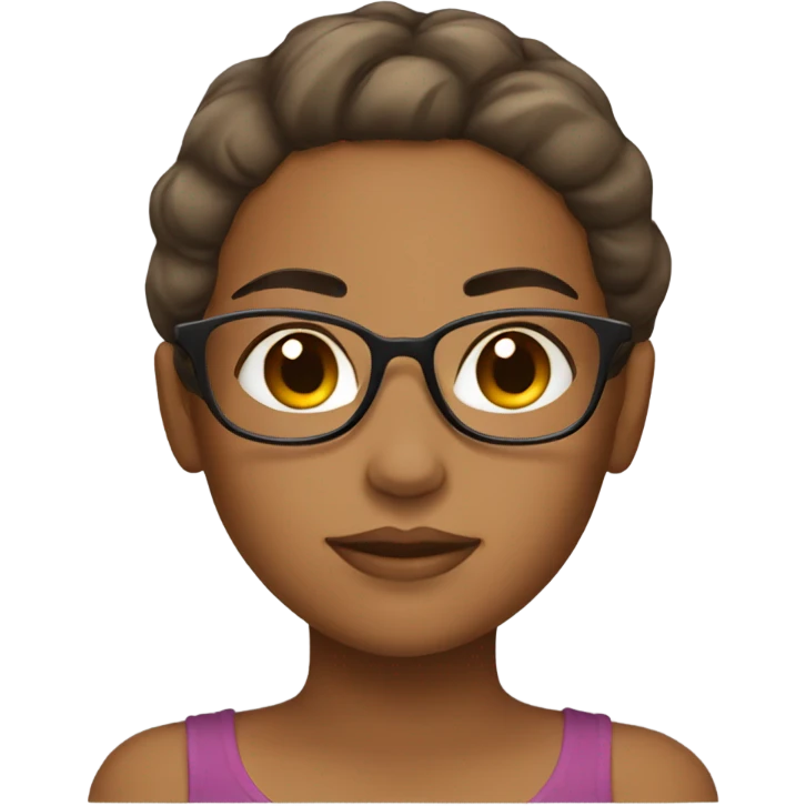 Light brown skin girl resting emoji