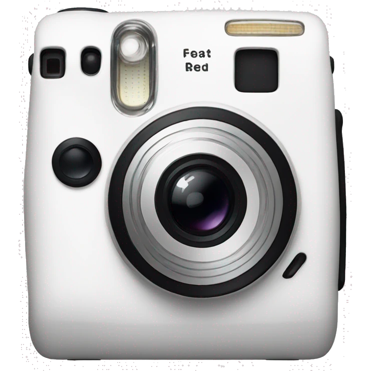 White instax  emoji
