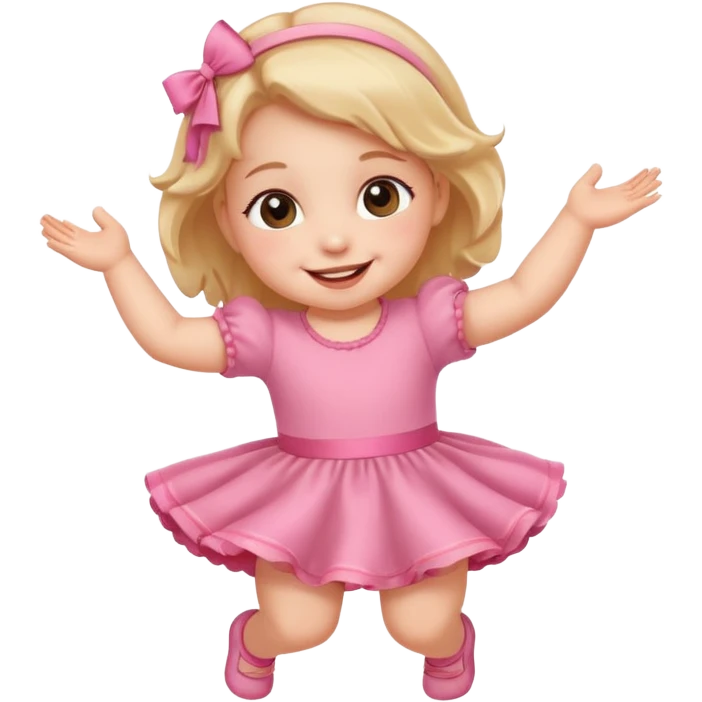 dance small baby girl emoji