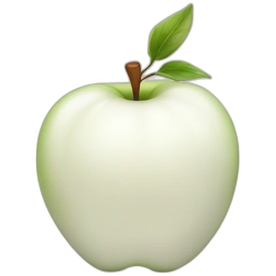 White apple emoji