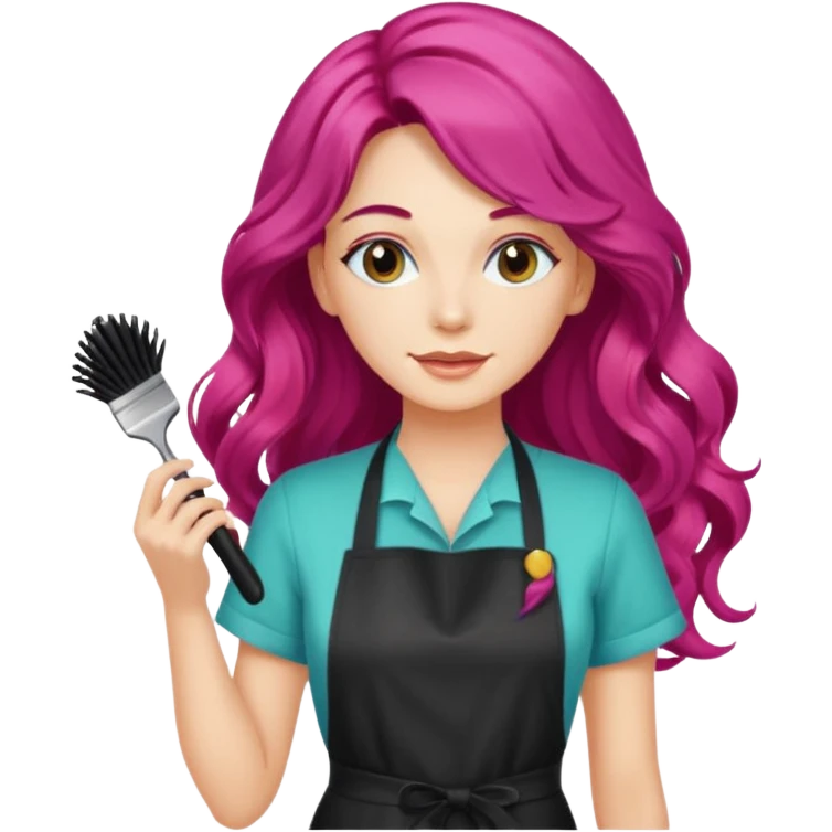 Beauty salon Alchemy that specialized on hair coloring  emoji