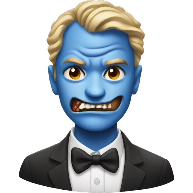 A two face emoji art emoji