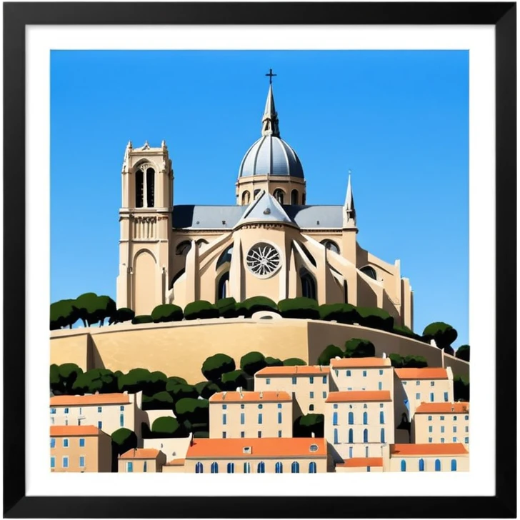 Notre dame Marseille emoji