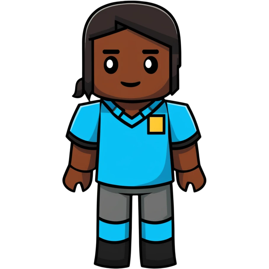 Danielle Brooks as a Minecraft character emoji