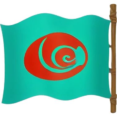 A flag emoji of the old turkic folk emoji