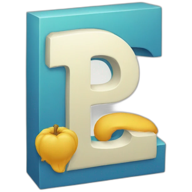P letter logo emoji