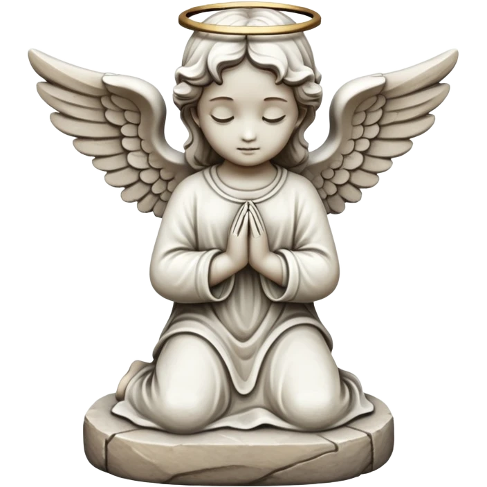 angel in stone emoji