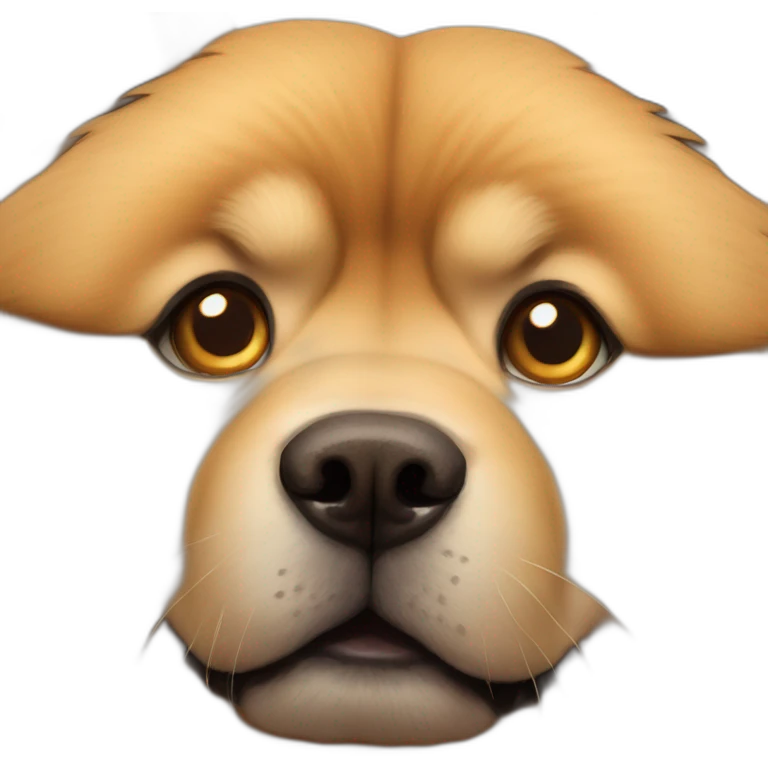 chow chow heart in eyes emoji