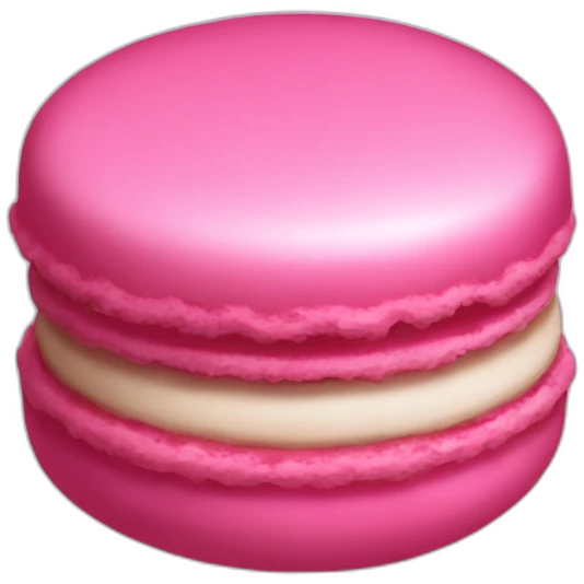 pink macaroon emoji