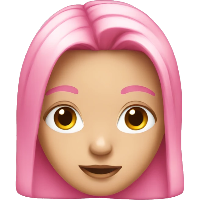 Pink  emoji