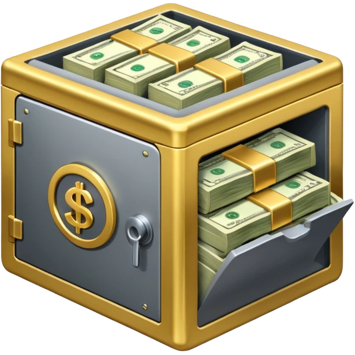 open filled cash money wifi vault emoji