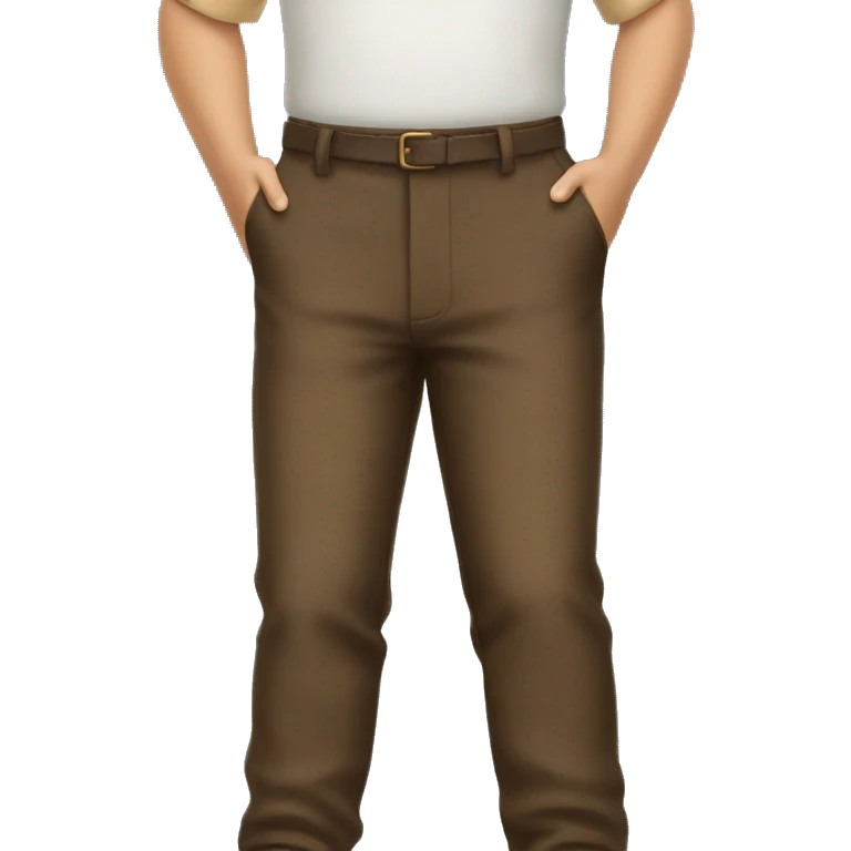 Brown trousers emoji