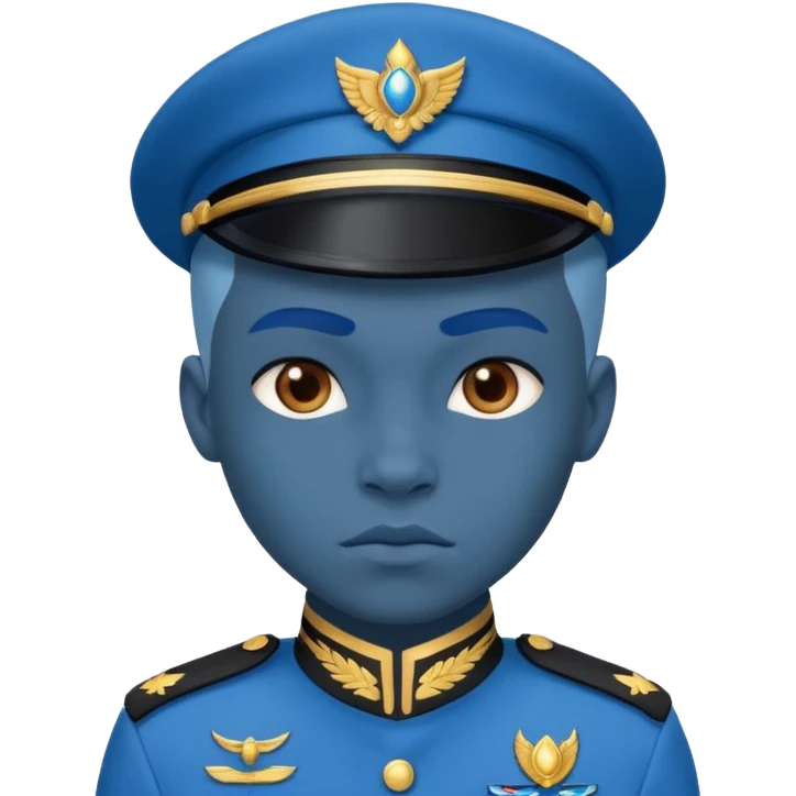 blue uniformed uk guardian emoji