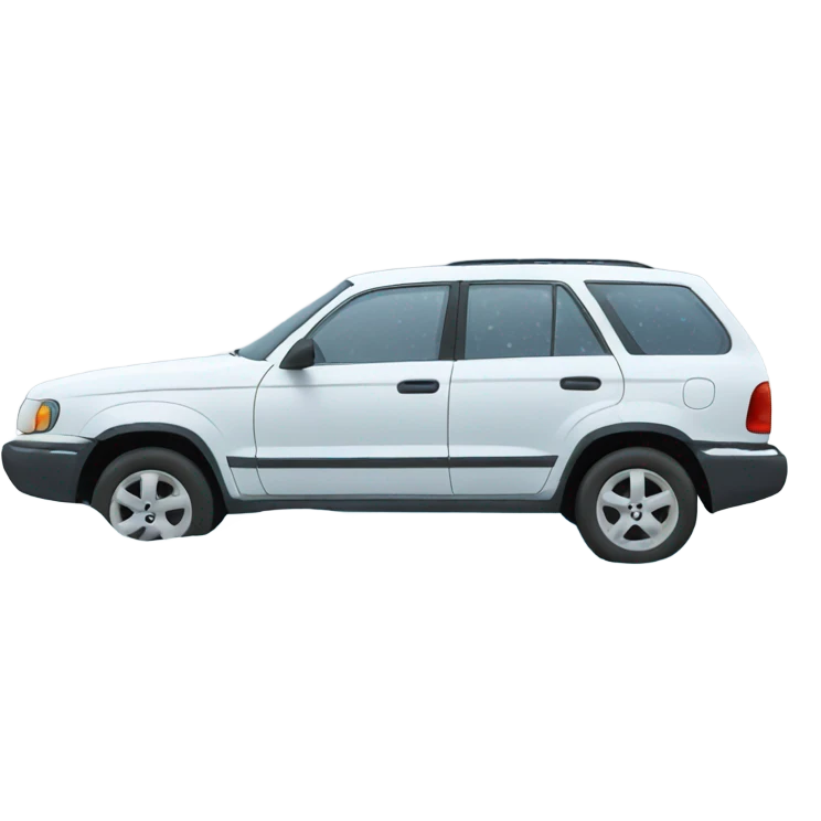 car in snow emoji