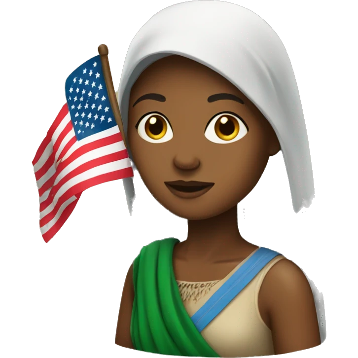 serian woman with flag emoji