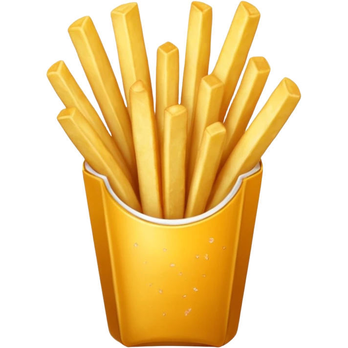 Porzione di patatine piccola, media e grande emoji