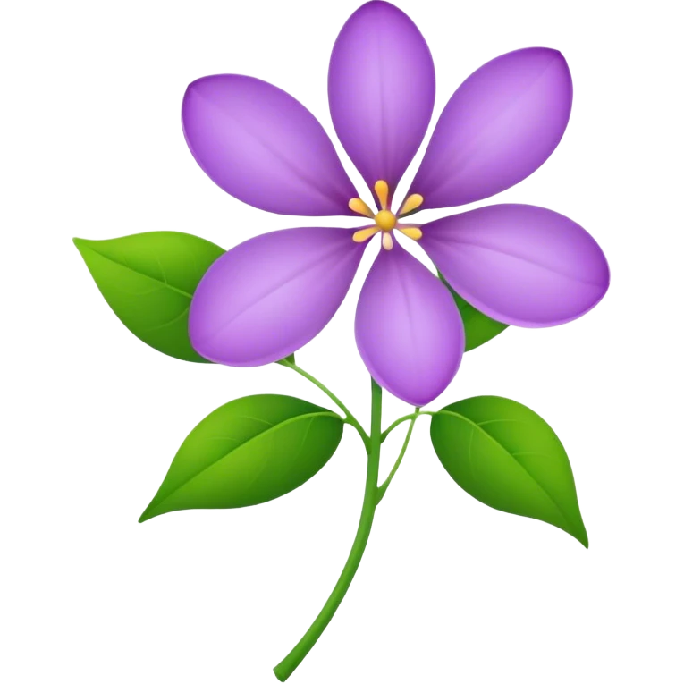 lilac flower emoji