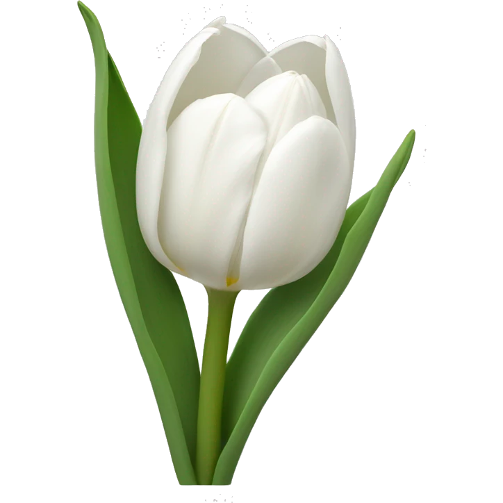 White Tulips  emoji