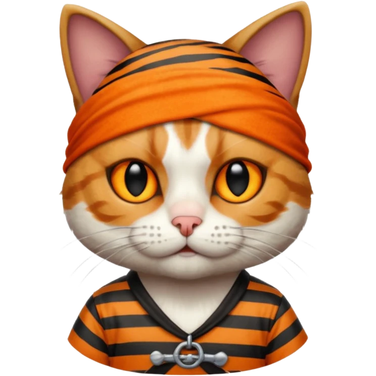 Gato pirata emoji