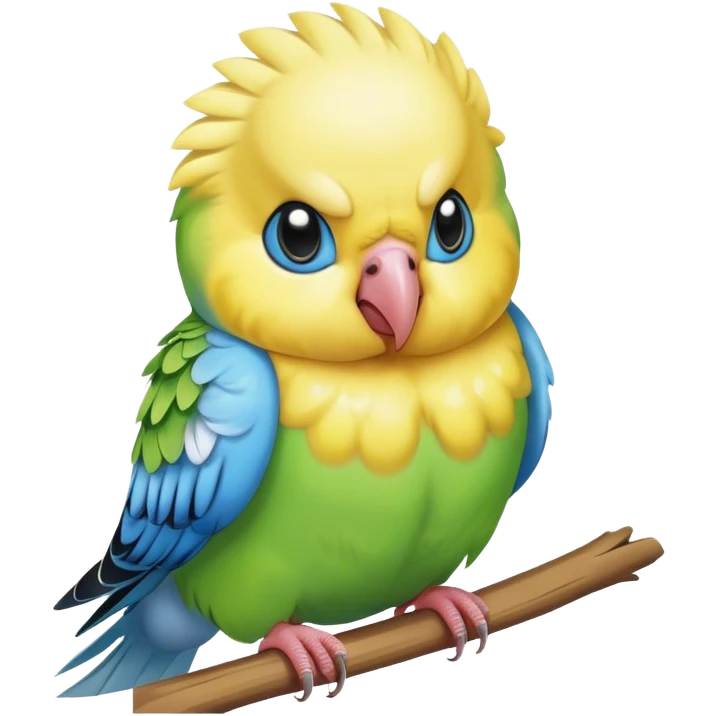 sick budgie  emoji