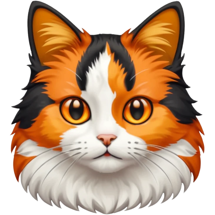 Cat calico emoji