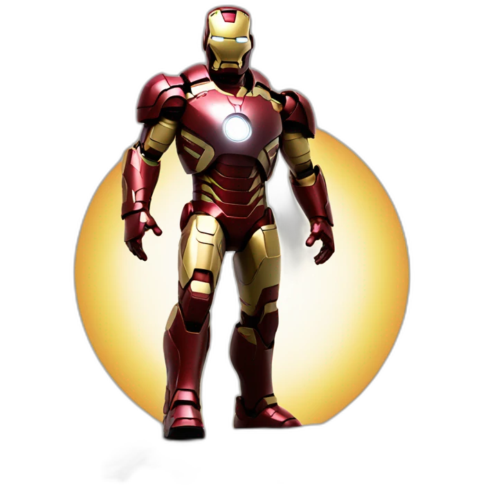 Iron Man Standing On sun emoji
