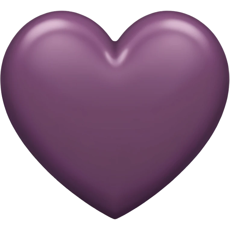 Dark mauve heart emoji