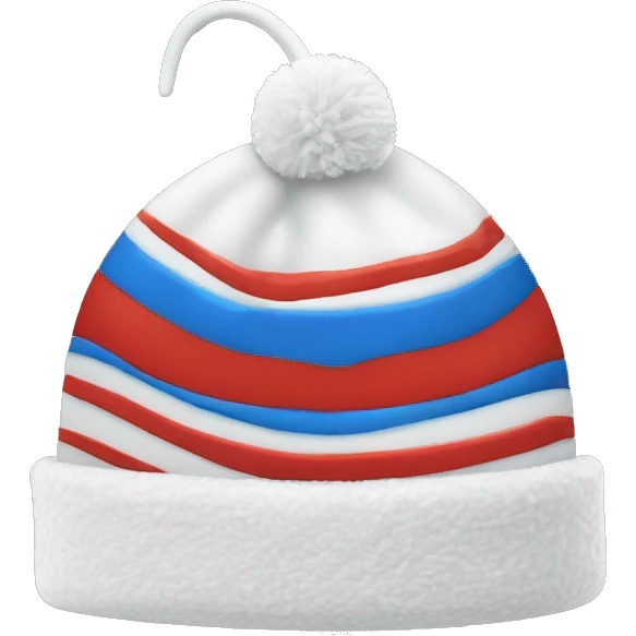 Dairy Queen logo on a winter hat emoji