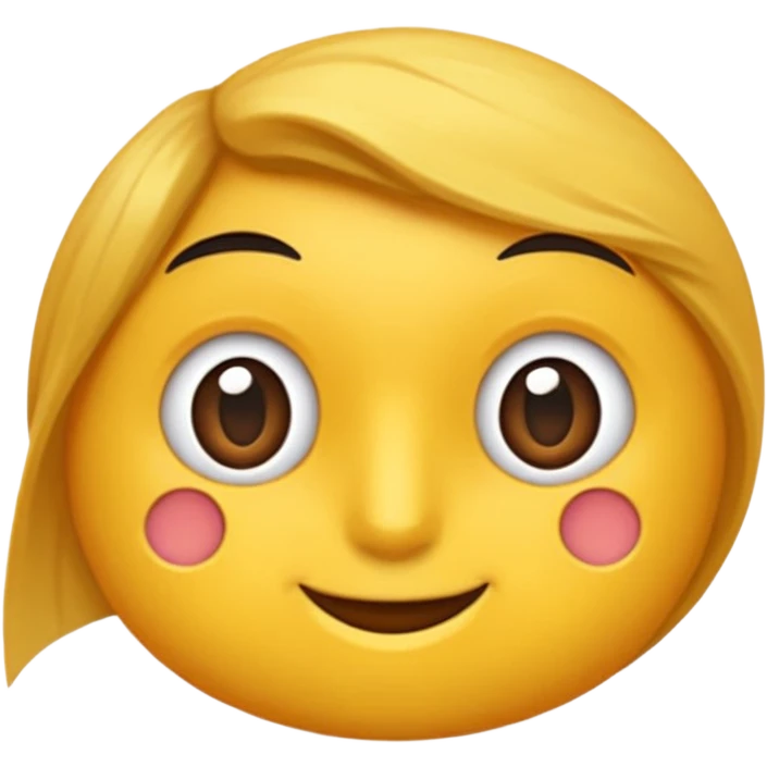 یه ایموجی بساز که چشماش سمت بالاعه و دوتا دستش زیر چونه اشه  emoji