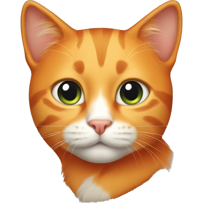 Orange cat  emoji