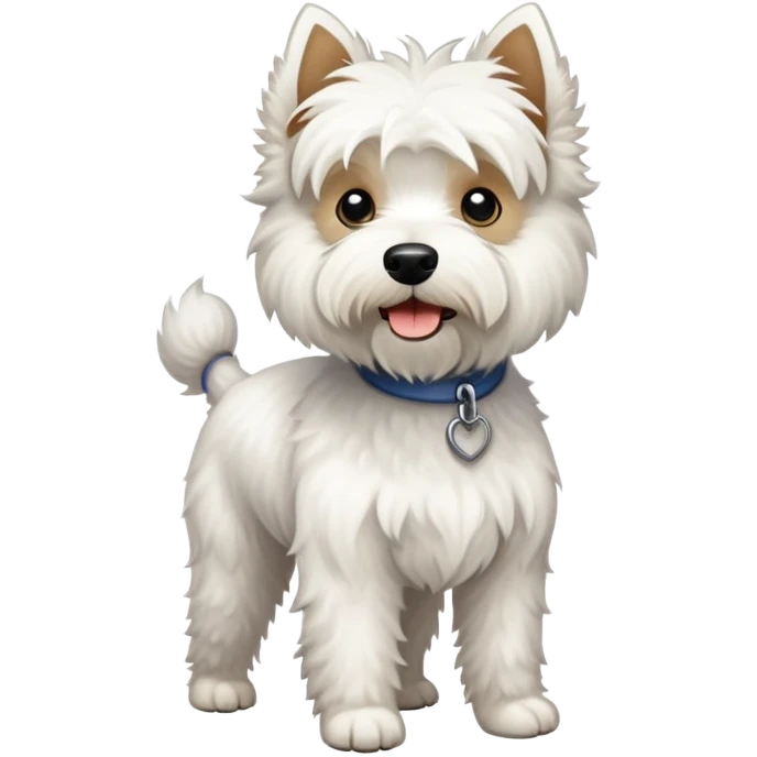 White terrier full body photo emoji
