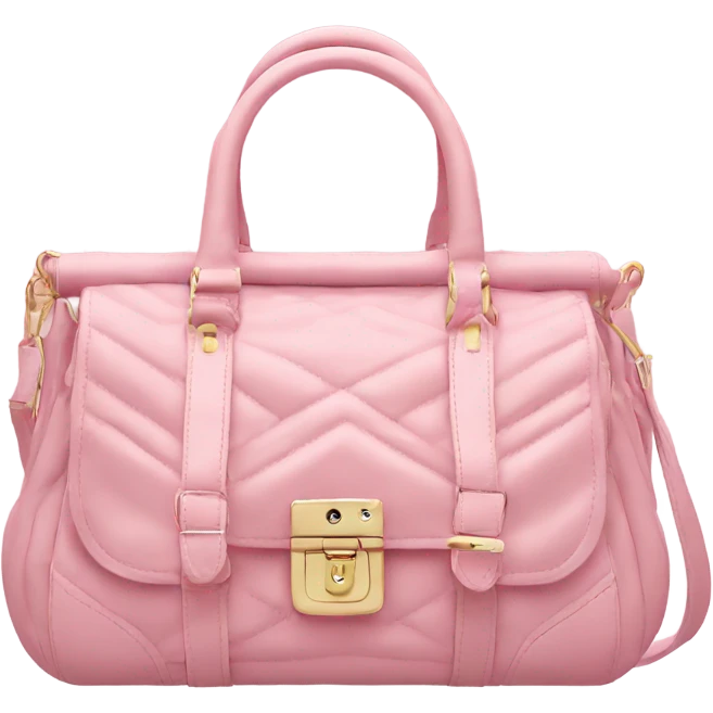 Baby pink channel bag emoji