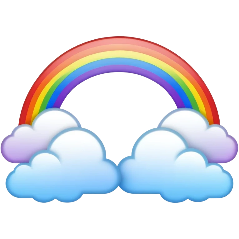 Double rainbow emoji