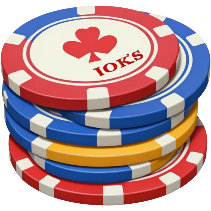 poker chips emoji