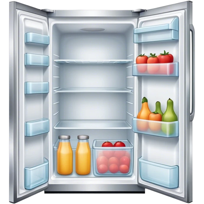 empty fridge open emoji