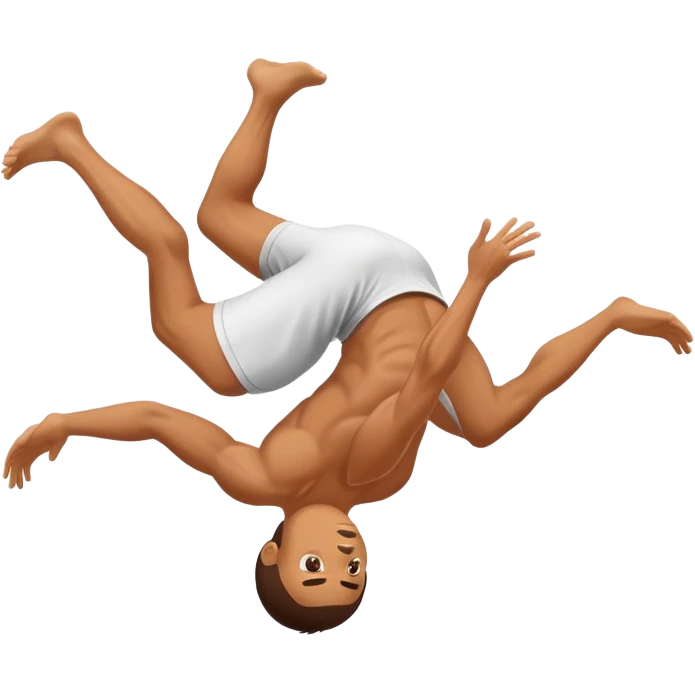 Guy doing a backflip  emoji